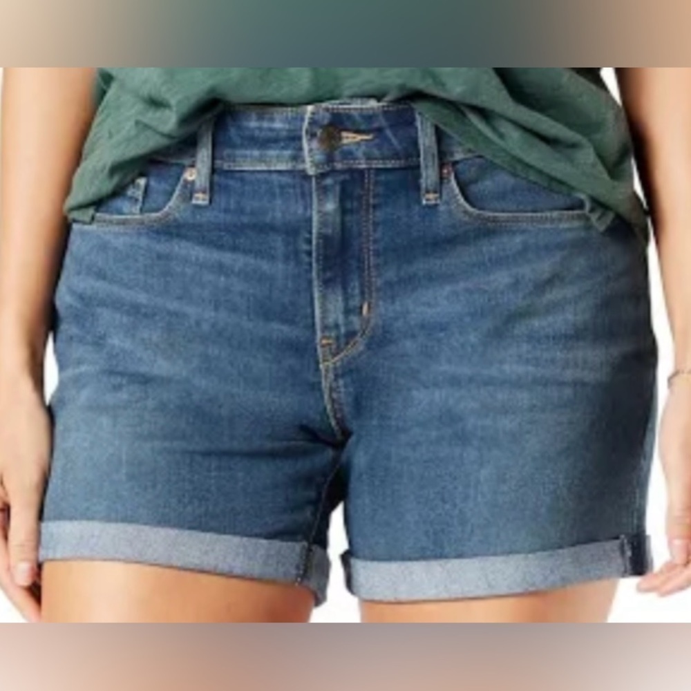 Levi’s Women's Denim Mid Length Shorts